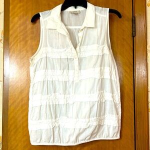 Loft M Off White Tank